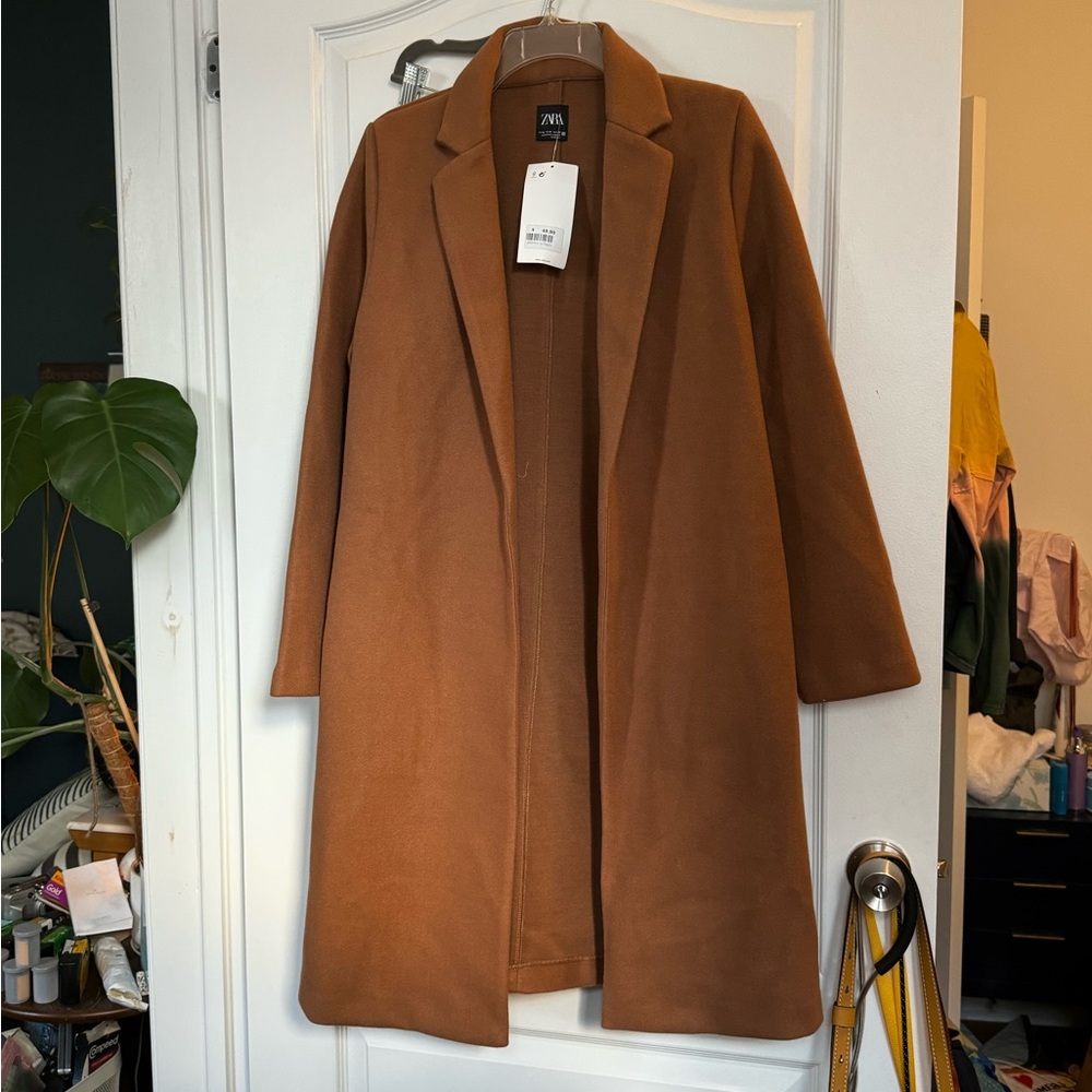 Zara Open Long Coat